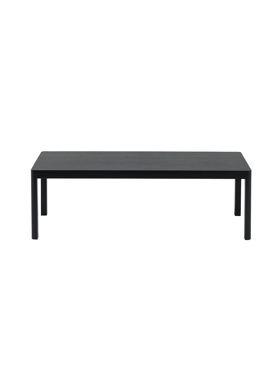 Workshop Coffee Table fra Muuto (120 x 43 cm, Black oak / Black oak)