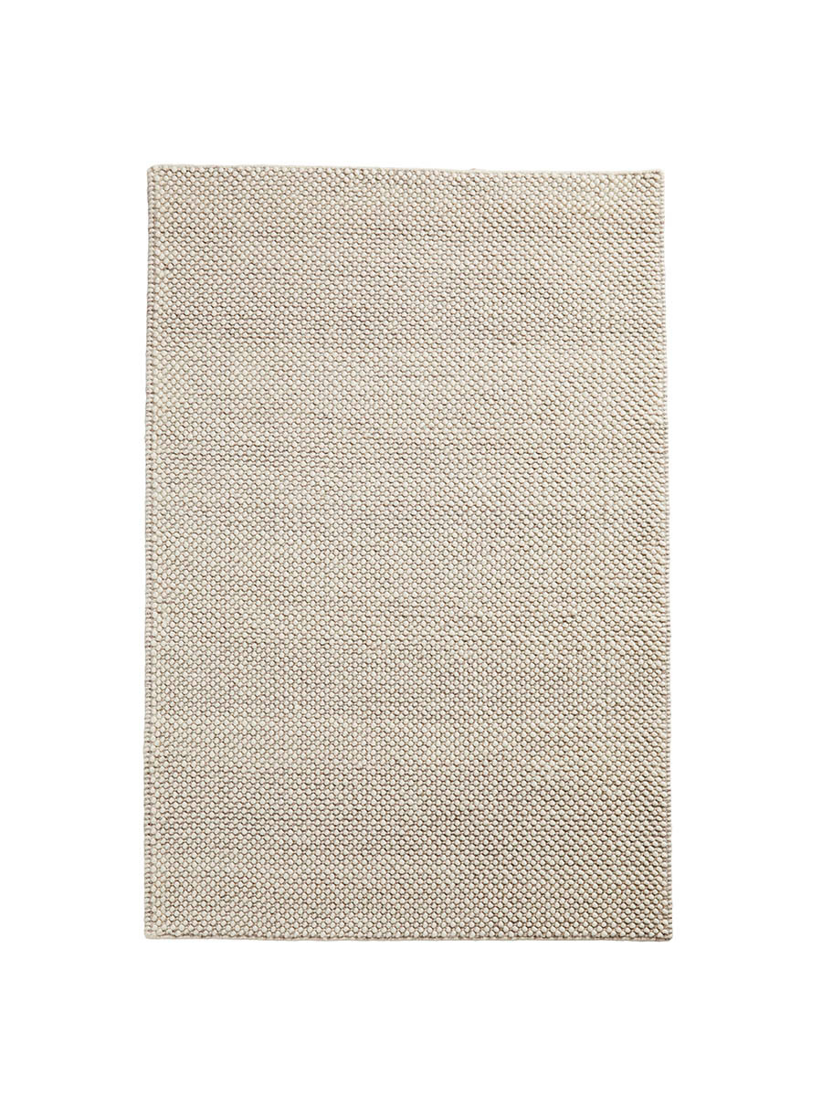 Tact Rug, off white fra Woud (L140 cm x B90 cm )