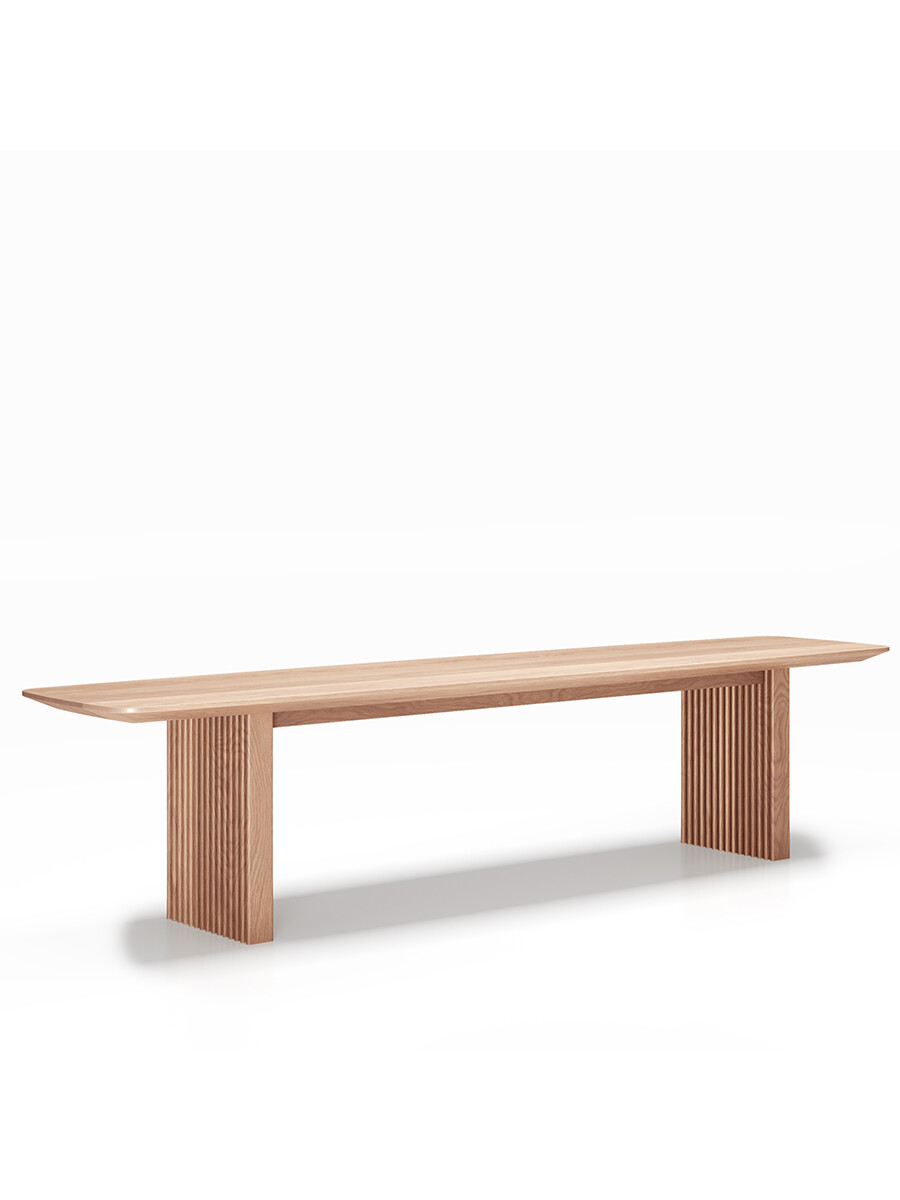 Ten Bench fra DK3 (L 180 cm, Sæbebehandlet eg)