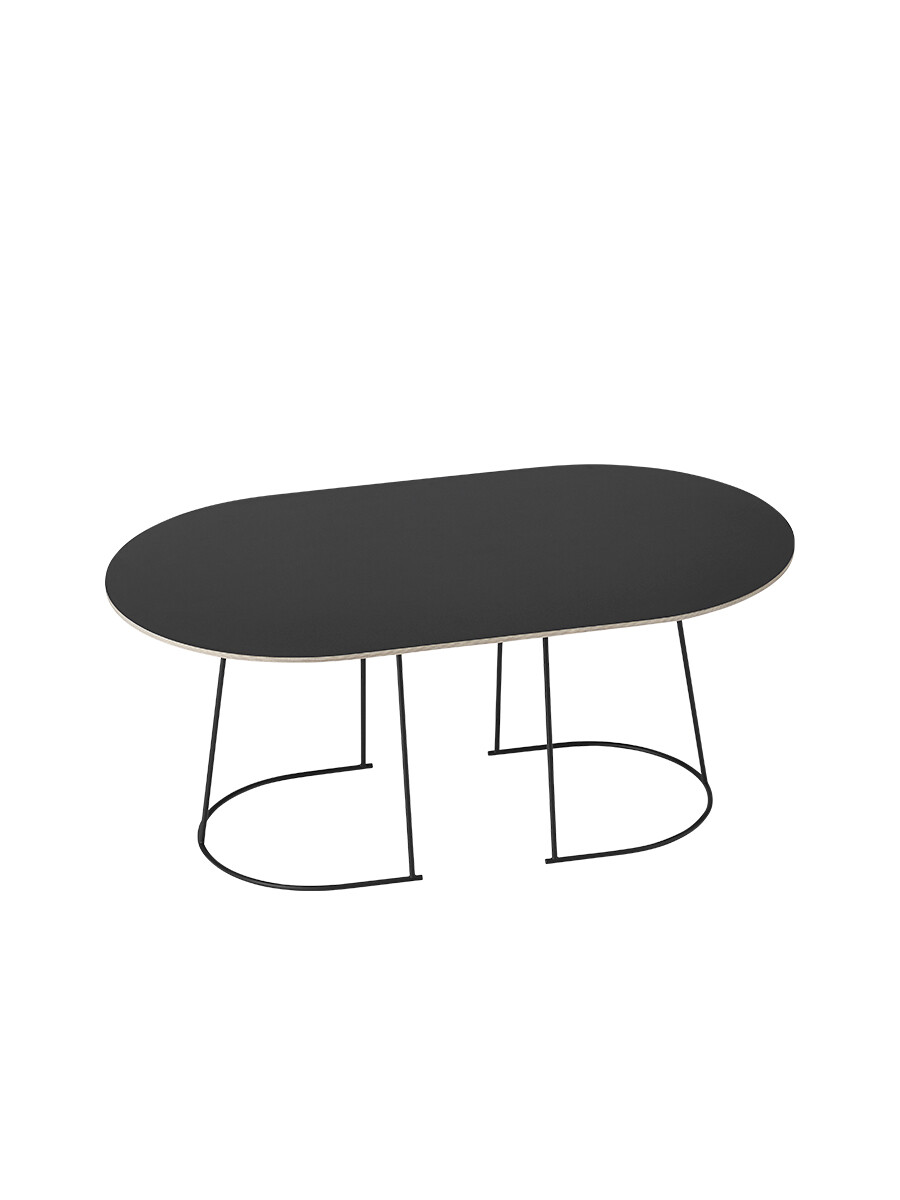 Airy Coffee Table, medium fra Muuto (Black)