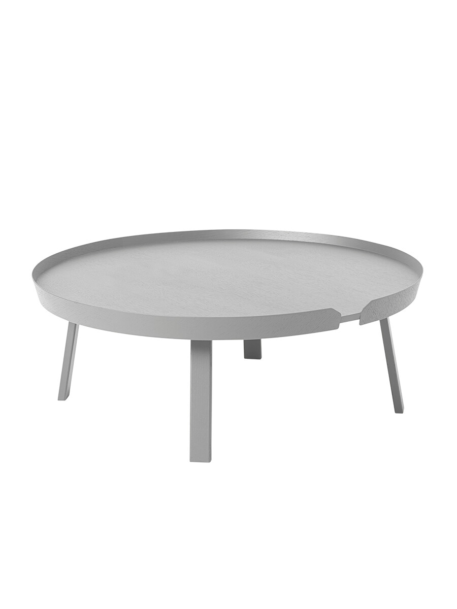 Around Coffee Table, extra large fra Muuto (Grey)