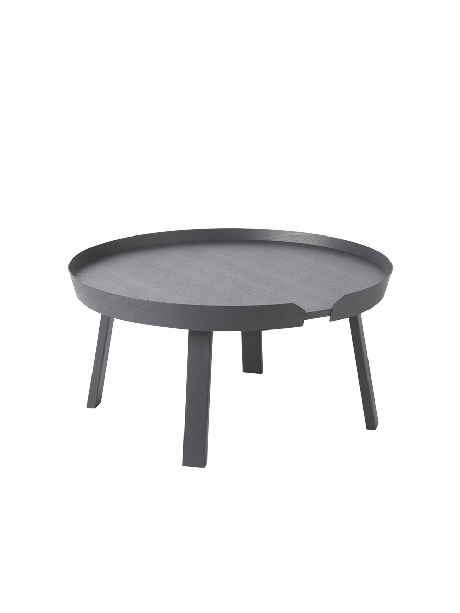 Around Coffee Table, large fra Muuto (Anthracite)