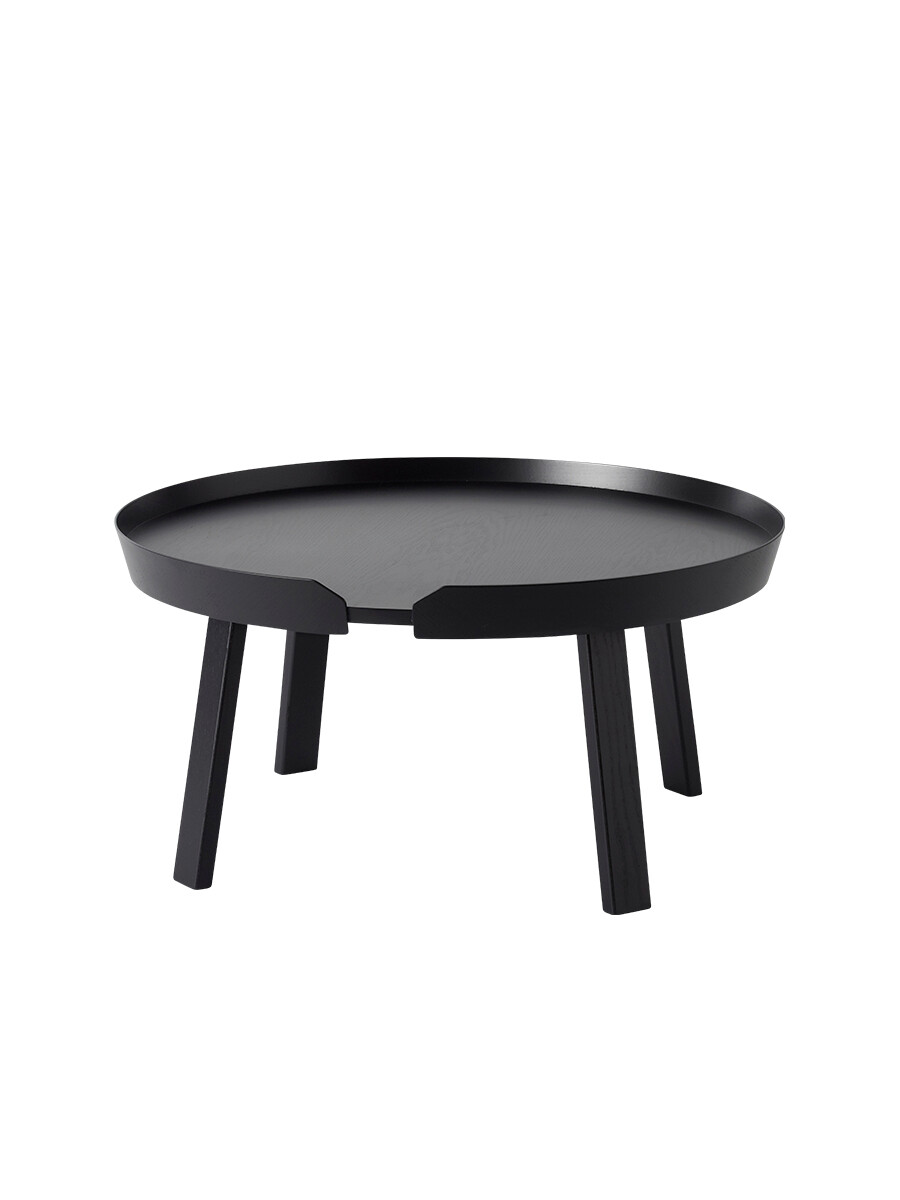 Around Coffee Table, large fra Muuto (Black)