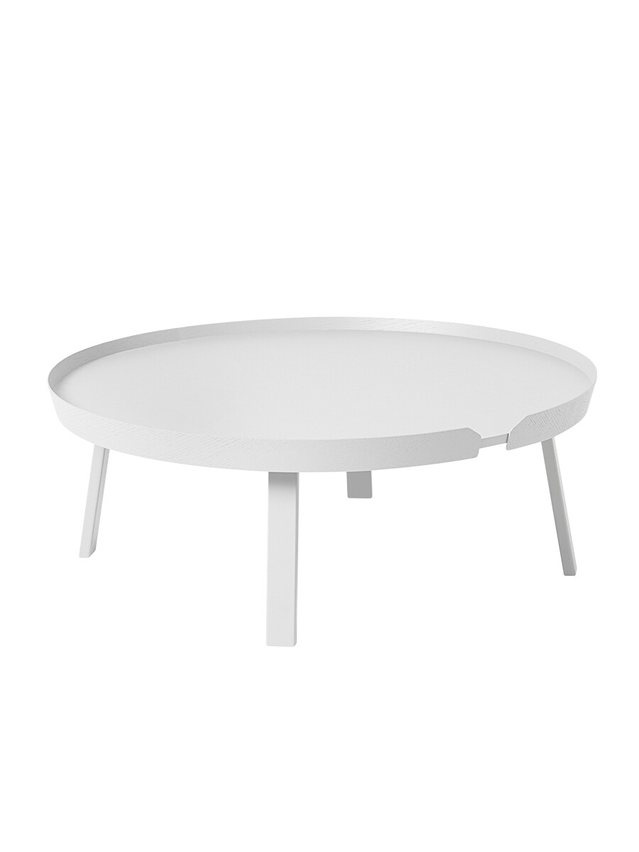 Around Coffee Table, extra large fra Muuto (White)