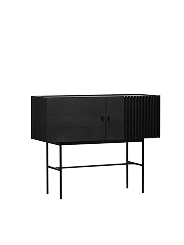 Array Sideboard, 120 cm fra Woud (Sort)