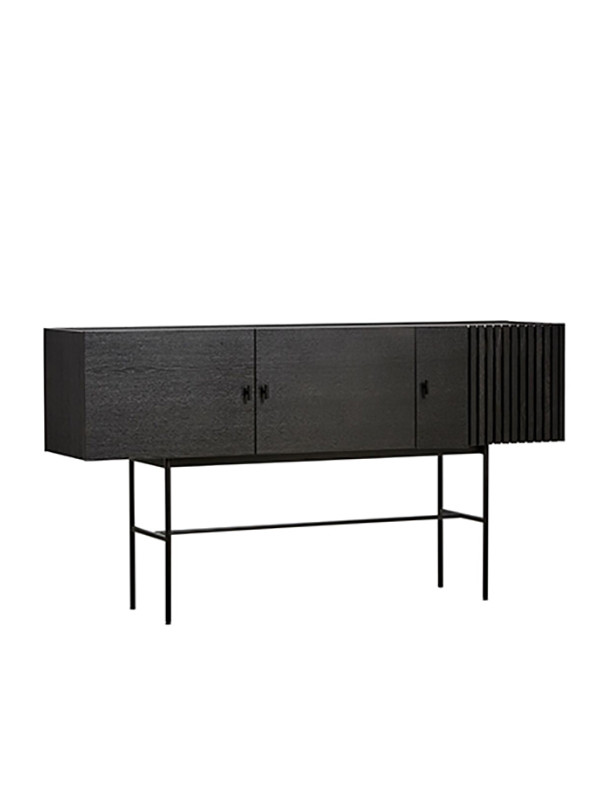 Array Sideboard, 180 cm fra Woud (Sort)