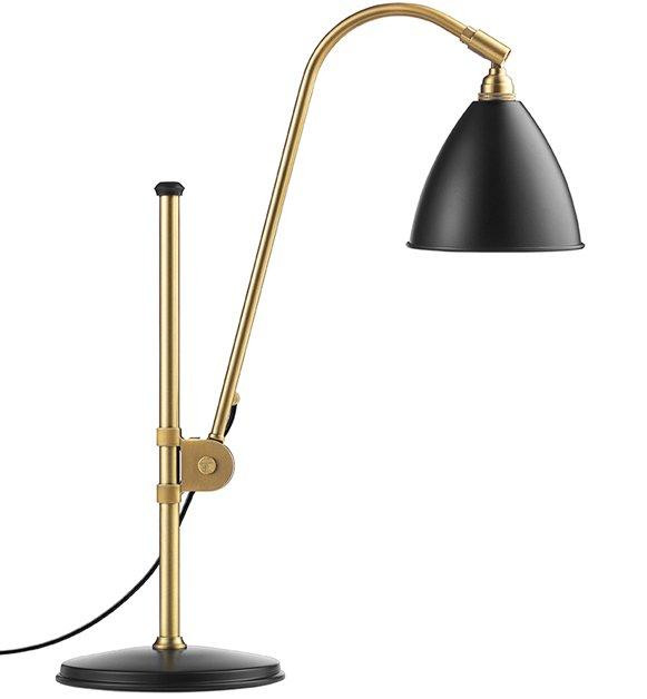 Bestlite BL1 Bordlampe fra GUBI (Charcoal black / Messing)