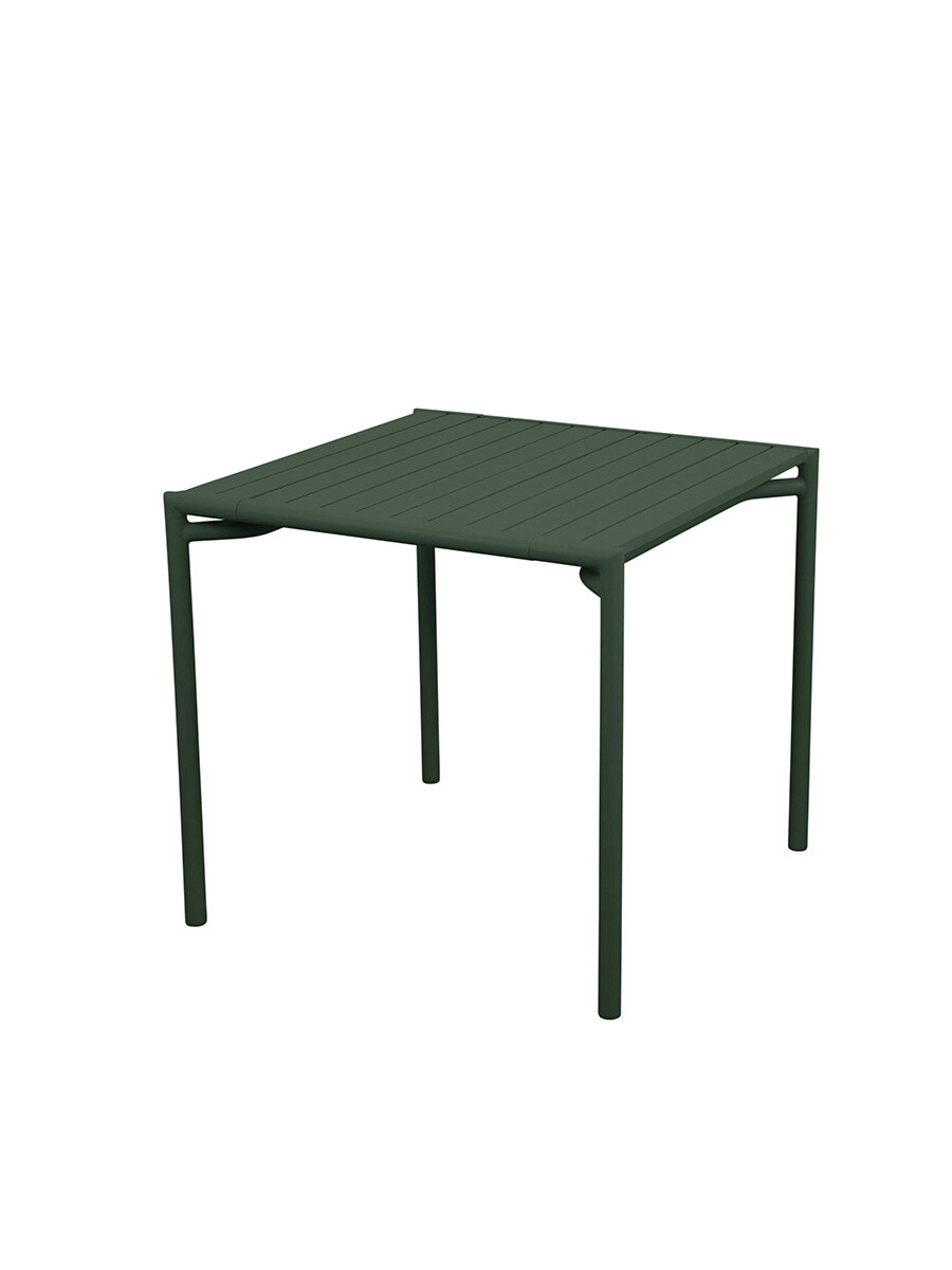 Bliss Dining Table 81x81 cm fra Cane-line (Dark green)