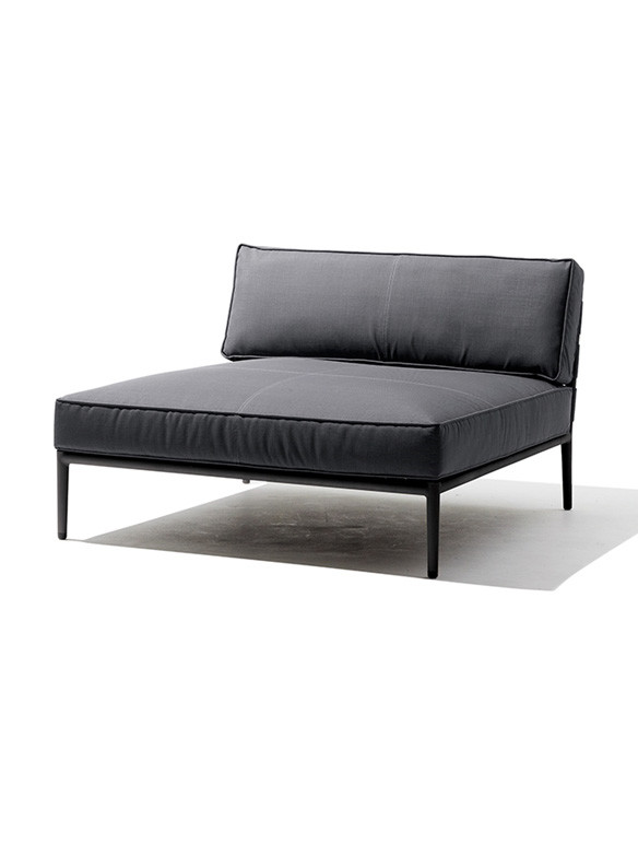 Conic Daybed Modul inkl. Hyndesæt fra Cane-line (Grey)