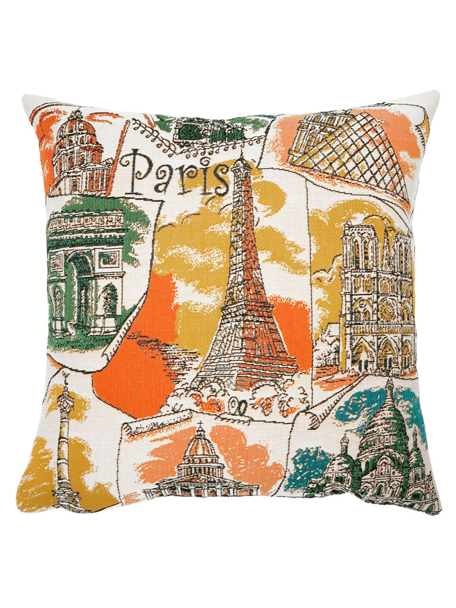 Paris Mon Amour, ocre Pude fra Poulin Design