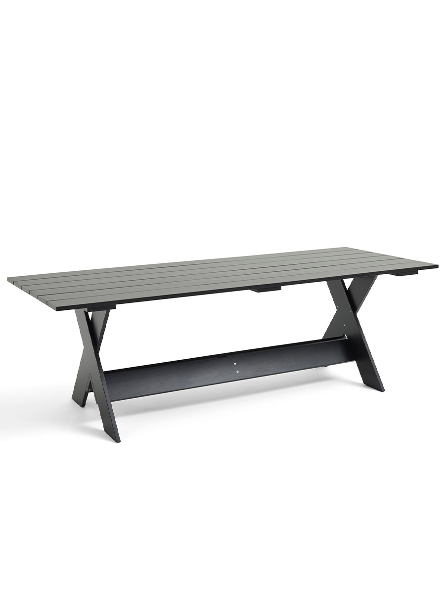 Crate Dining Table, 230x89 fra Hay (Black)