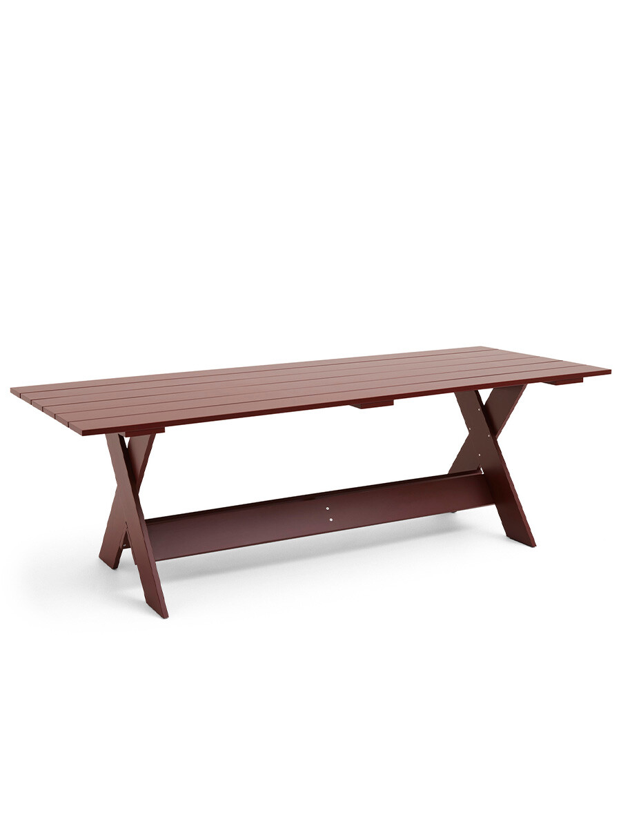 Crate Dining Table, 230x89 fra Hay (Iron Red)