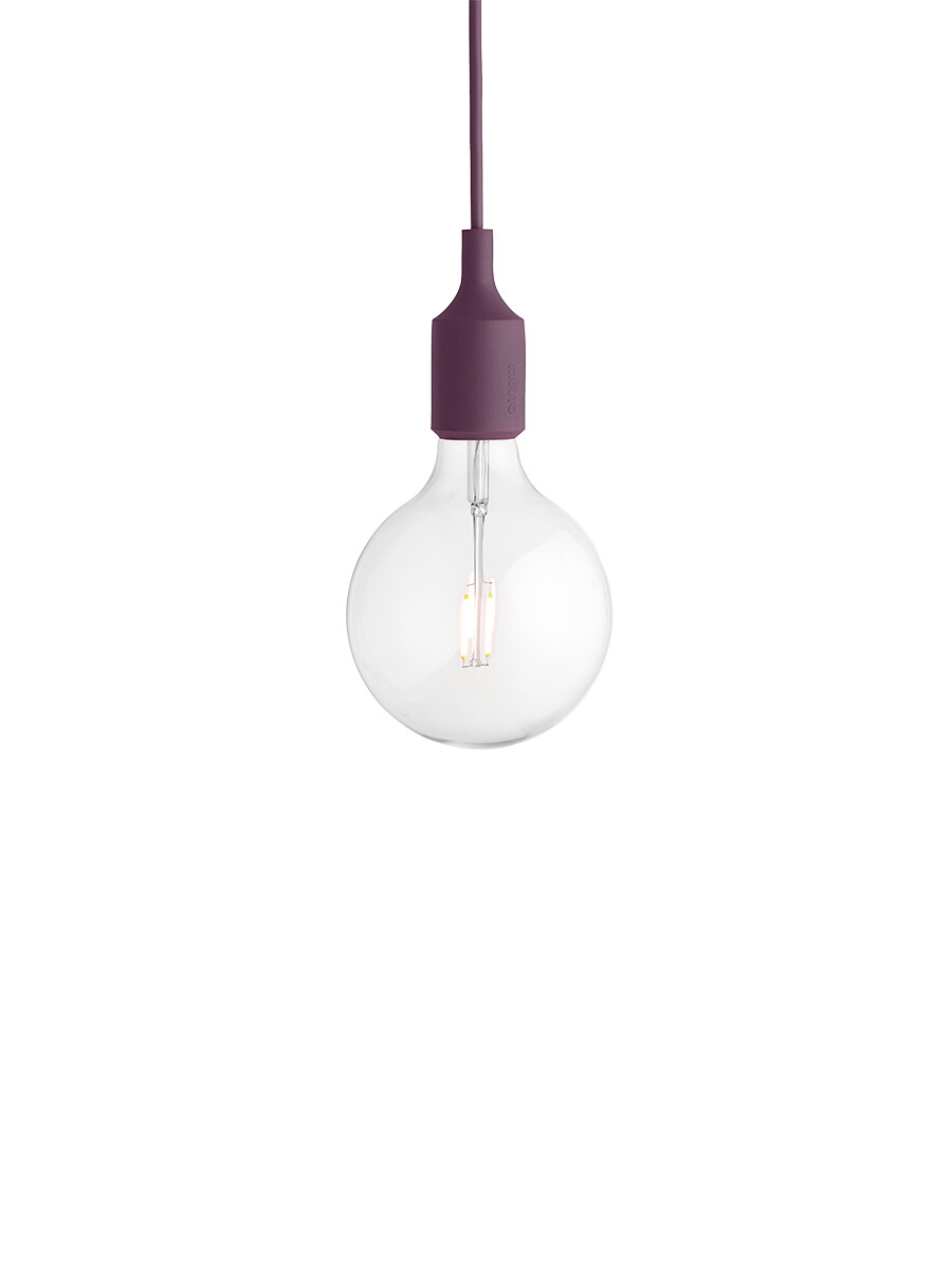 E27 Pendant Lamp fra Muuto (Burgundy)