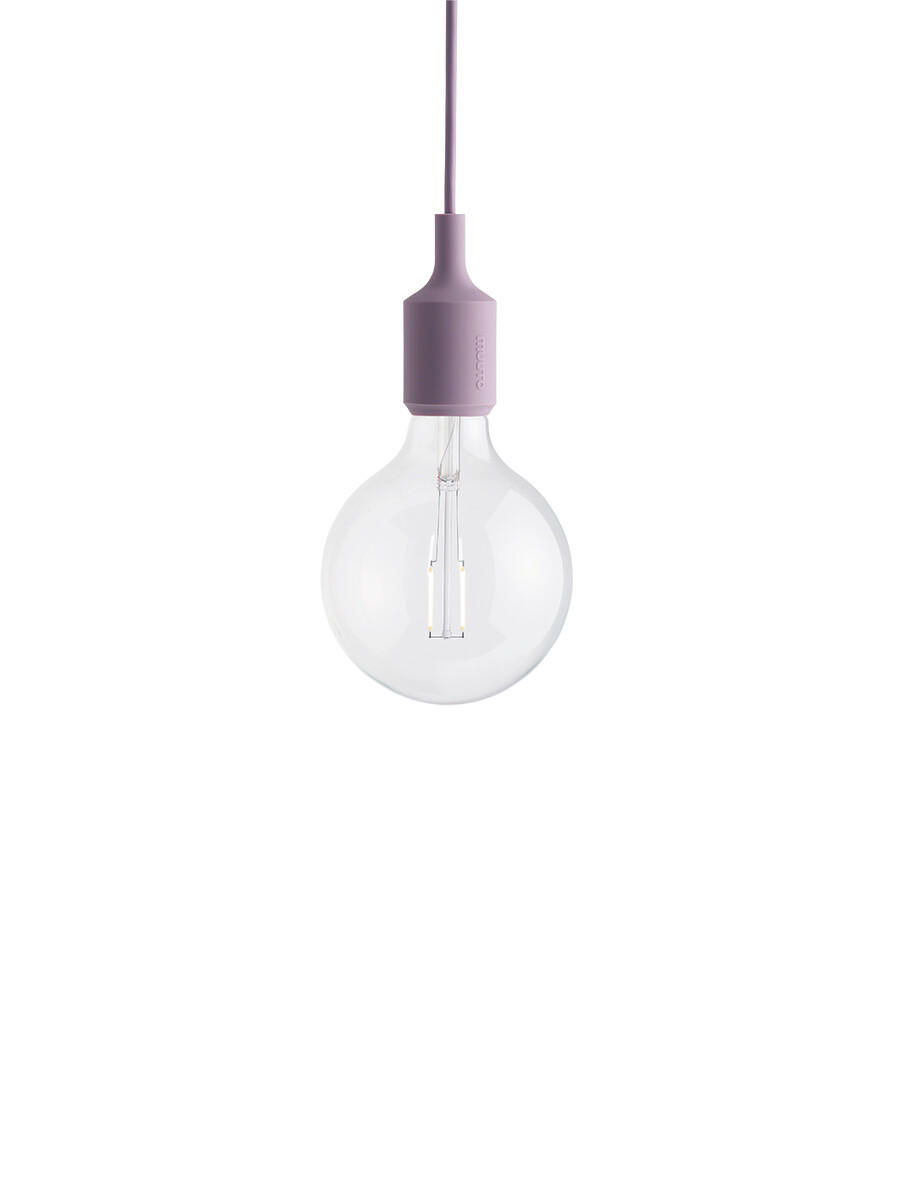 E27 Pendant Lamp fra Muuto (Dusty lilac)