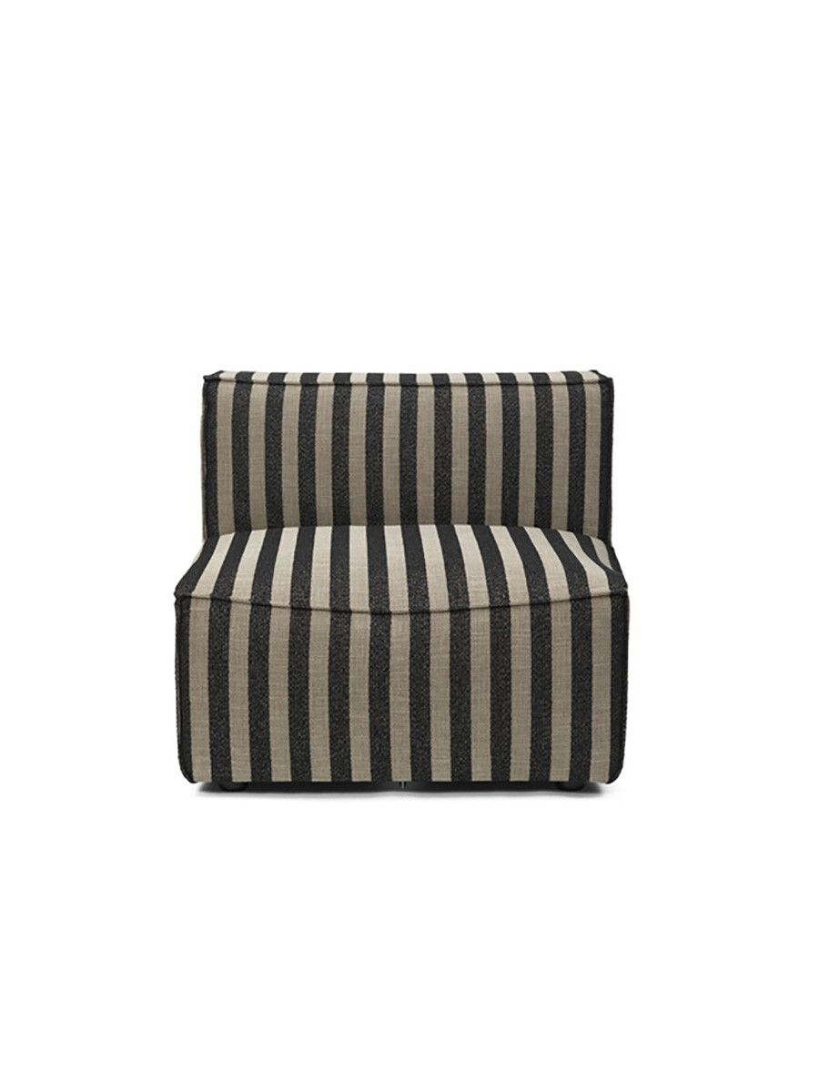 Catena Sofa Center Louisiana, sand/black fra Ferm Living