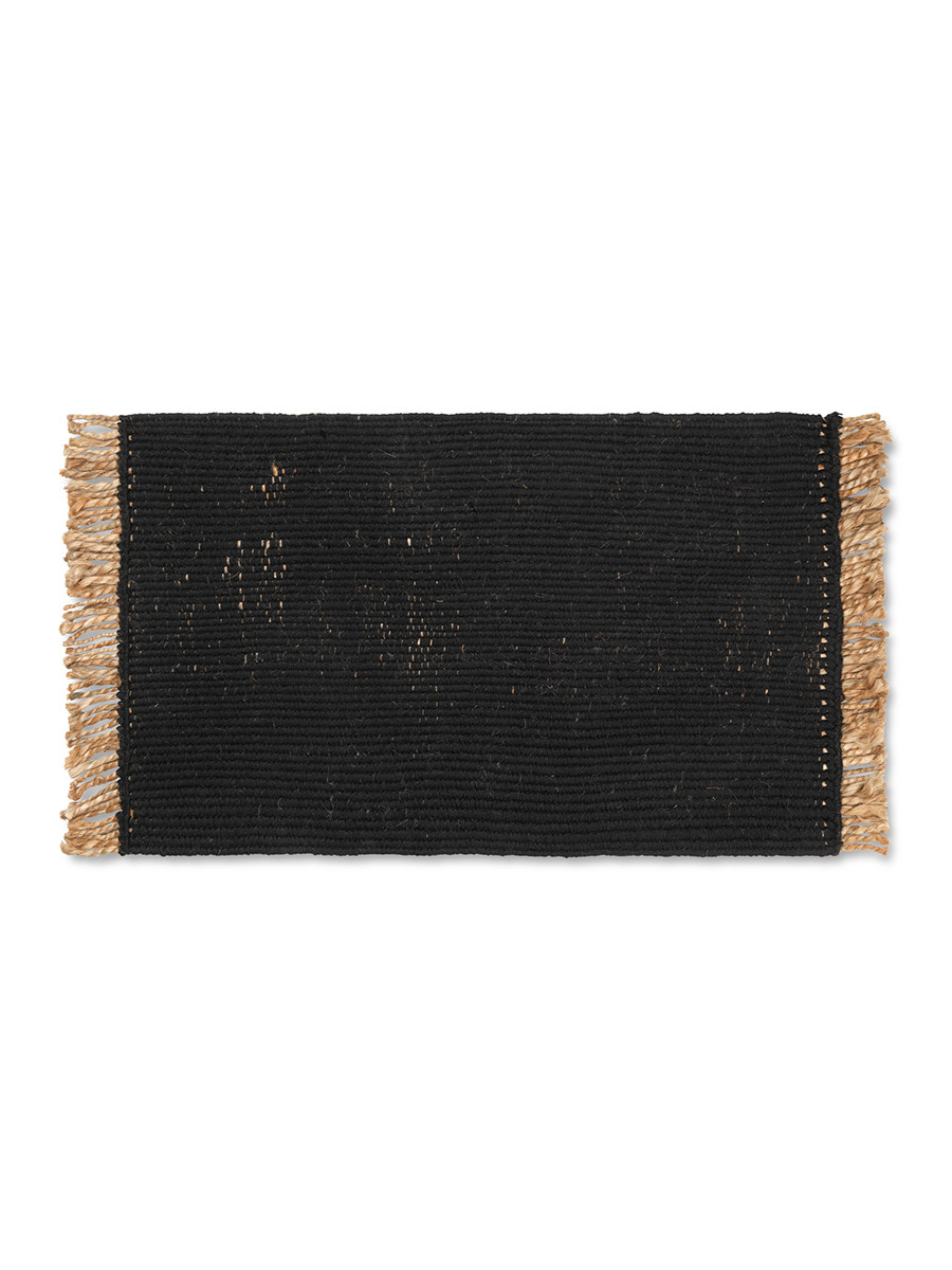 Block Mat fra Ferm Living (Black/Natural)