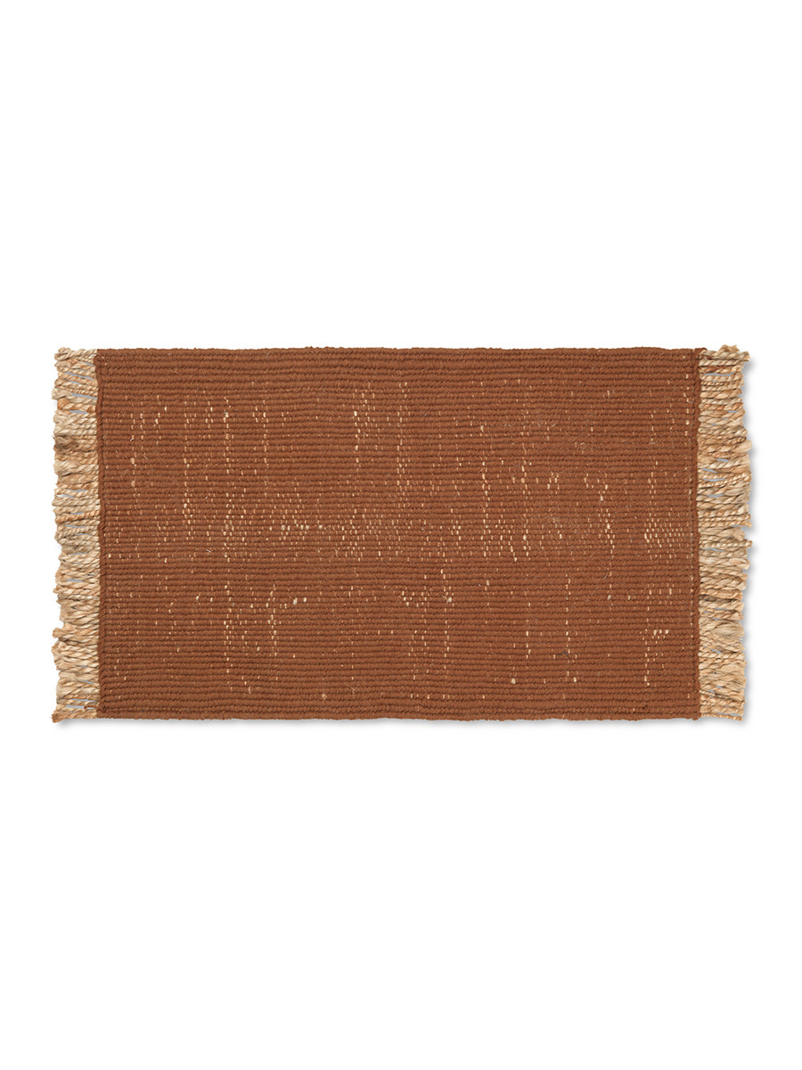 Block Mat fra Ferm Living (Dark Brick/Natural)