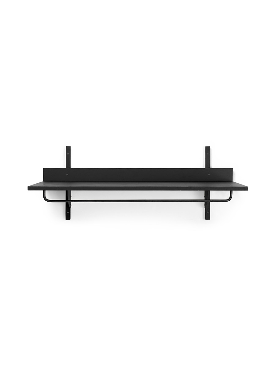 Sector Rack Shelf fra Ferm Living (Sort ask m/sort messing)