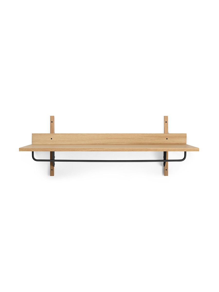 Sector Rack Shelf, eg fra Ferm Living (Eg m/sort messing)