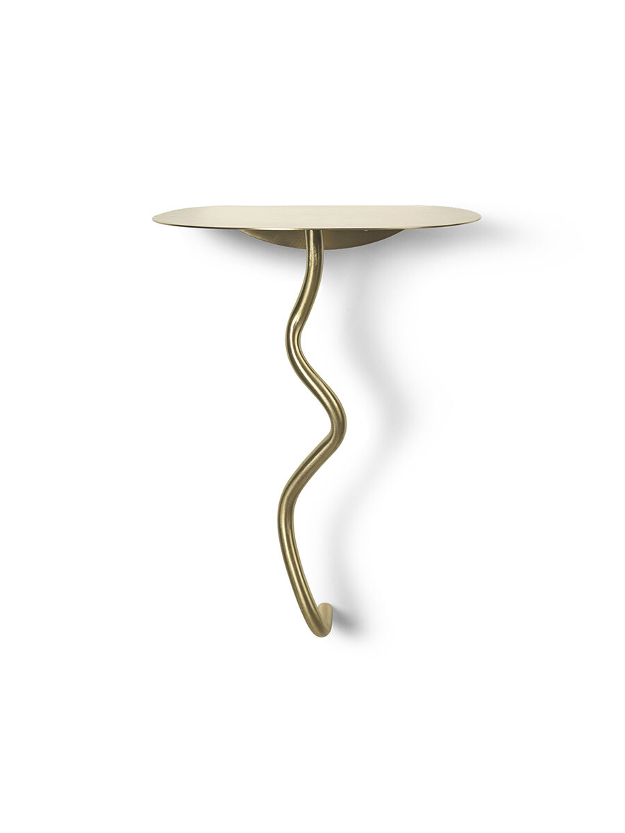 Curvature Wall Table fra Ferm Living (Brass)