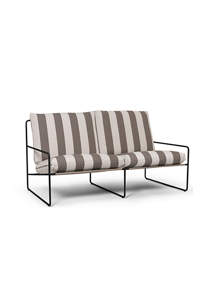 Desert 2-Seater fra Ferm Living (Black/Chocolate)