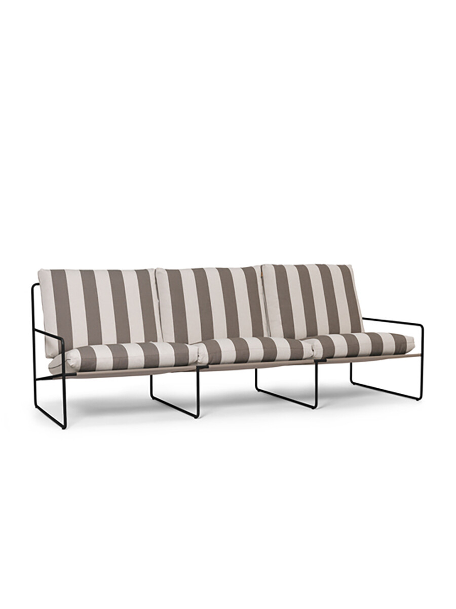 Desert 3-Seater fra Ferm Living (Black/Chocolate)