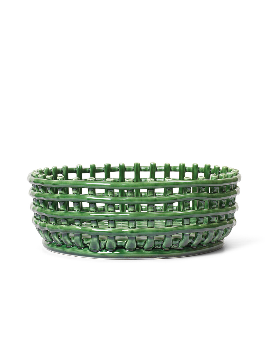 Ceramic Centrepiece fra Ferm Living (Emerald green)