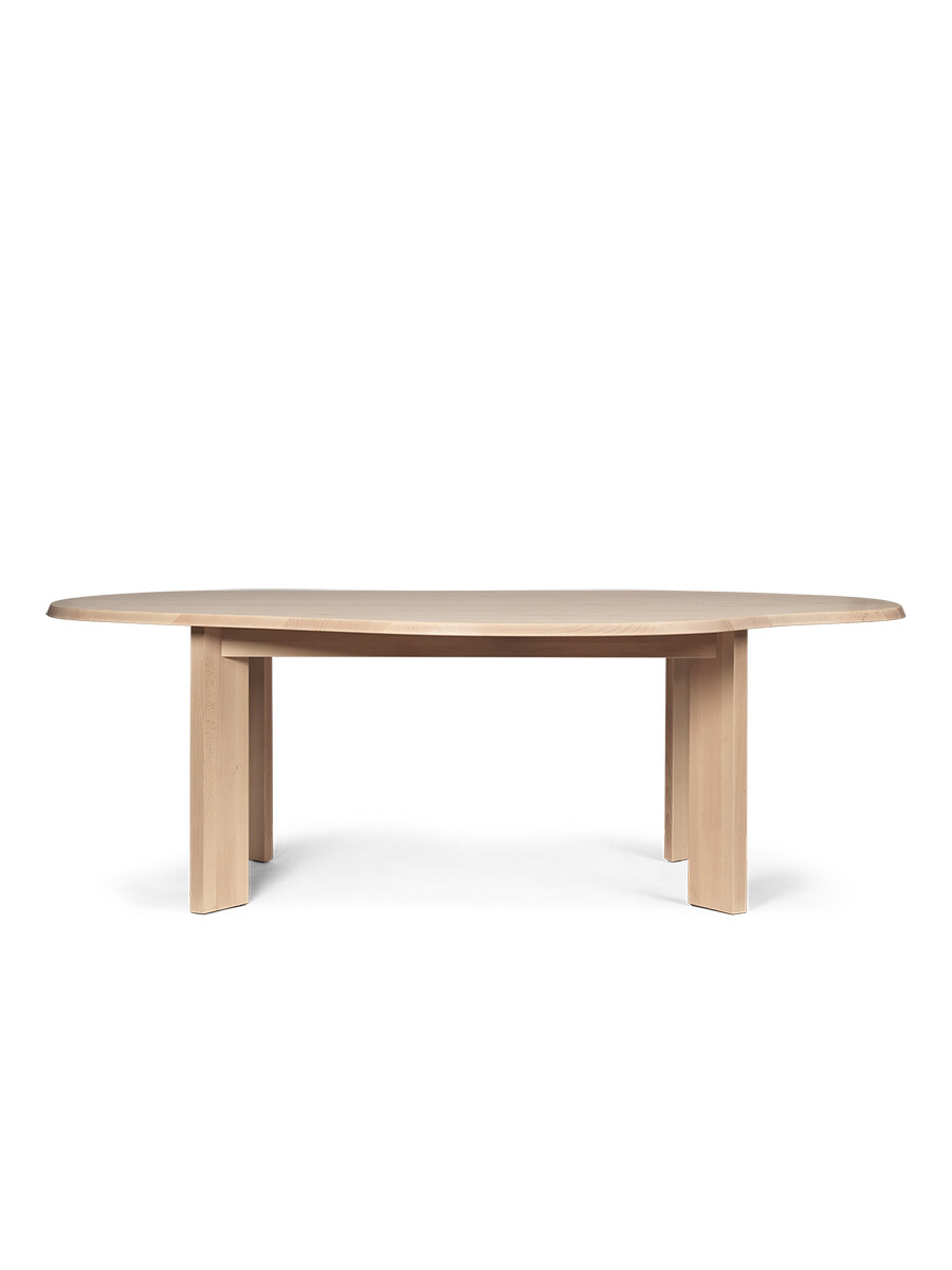 Tarn Dining Table 220, white oiled fra Ferm Living