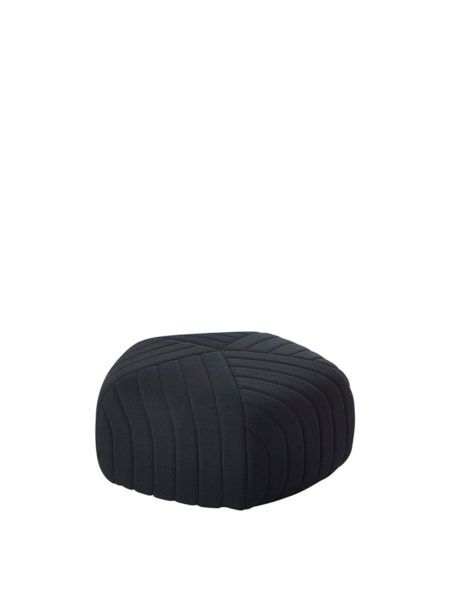 Five Pouf, large fra Muuto (Remix 182 / Sort)