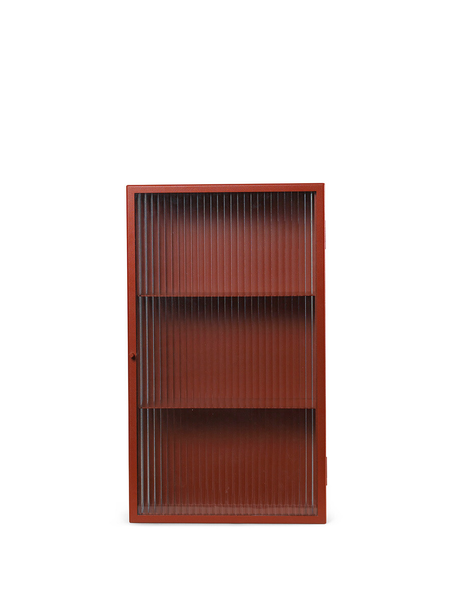 Haze Wall Cabinet, oxide red fra Ferm Living