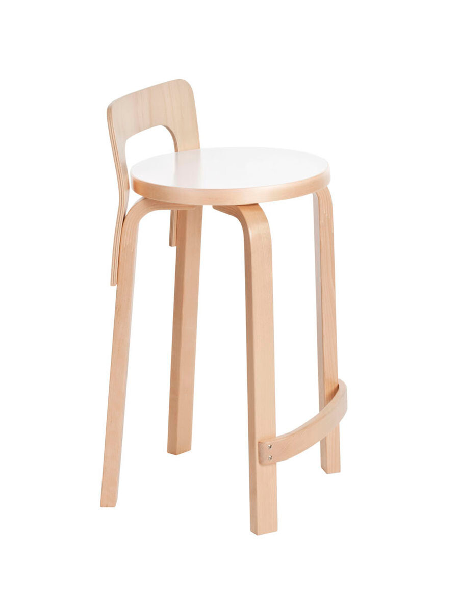 High Chair K65 fra Artek (Hvid laminat)