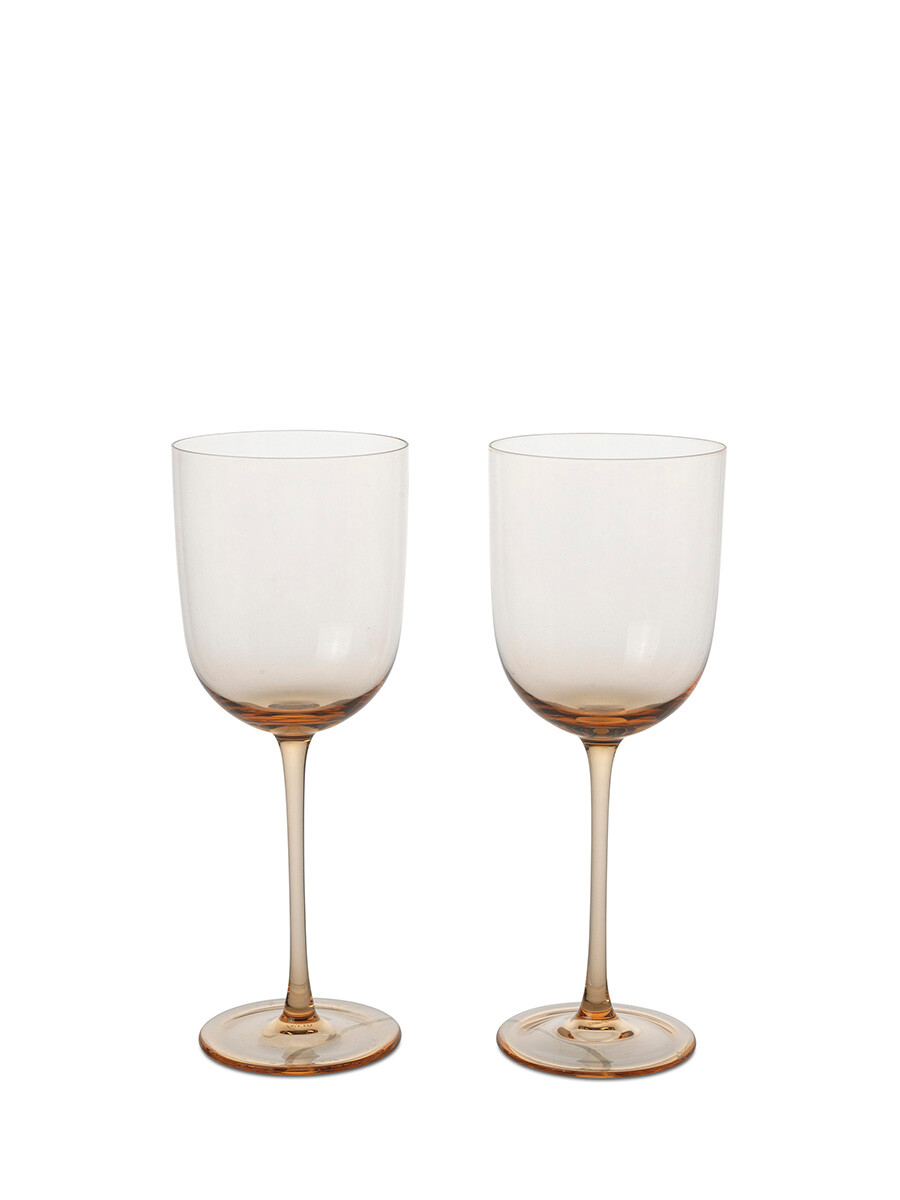 Host Red Wine Glasses, sæt á 2 stk. fra Ferm Living (Blush)