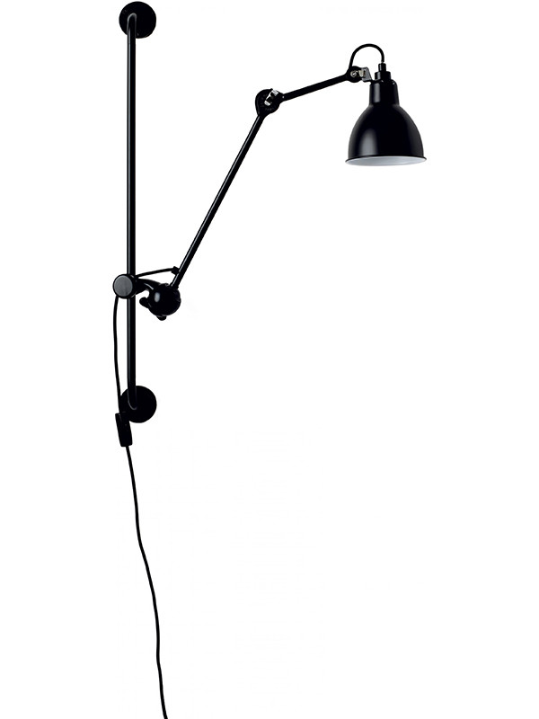 Nr. 210 væglampe fra Lampe Gras (Sort)