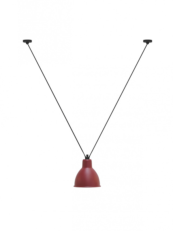 Nr. 323XL Loftlampe fra Lampe Gras (Rød / rund skærm)