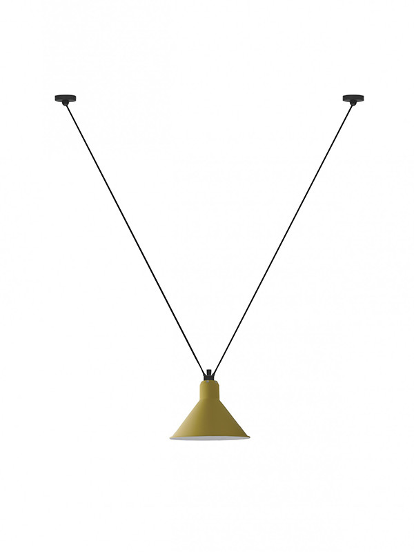 Nr. 323L Loftlampe fra Lampe Gras (Gul)