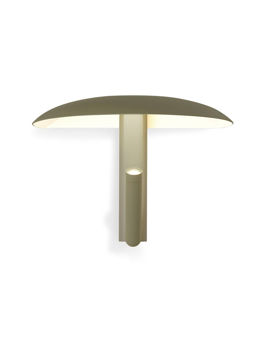 Konoha Wall Lamp fra Marset (Moss grey)