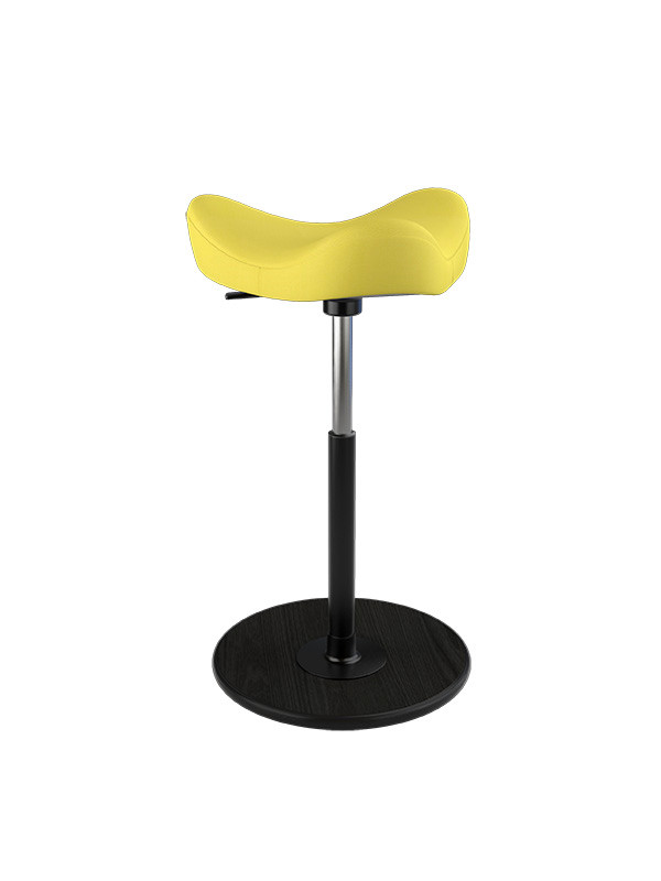 Move Stol fra Variér (Revive, Yellow REV424, Black ash lacquered)