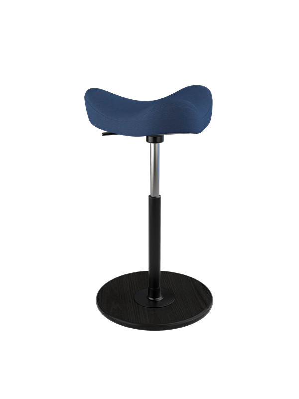 Move Stol fra Variér (Revive, Dark blue REV774, Black ash lacquered)