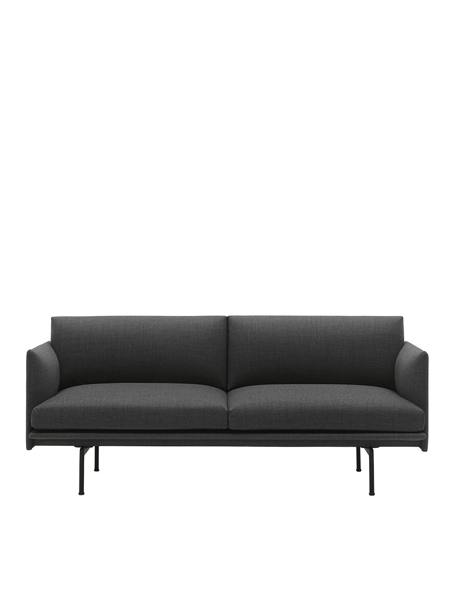 Outline 2 pers. sofa fra Muuto (Remix 163)