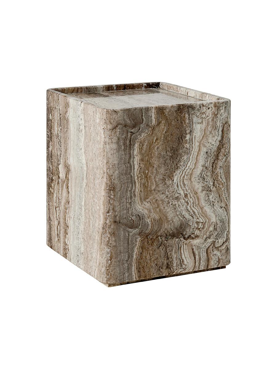 Pietra Side Table, 33 x 33 cm fra GUBI (Lively Sepia)