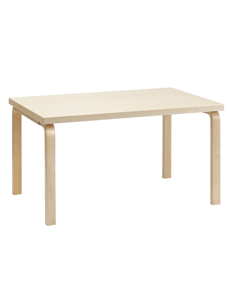 Aalto Table Rectangular 82B, 135x85 cm fra Artek (Birk)