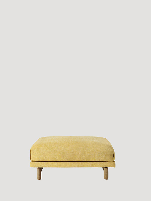 Rest puf fra Muuto (Light yellow / Hallingdal 407, Eg)