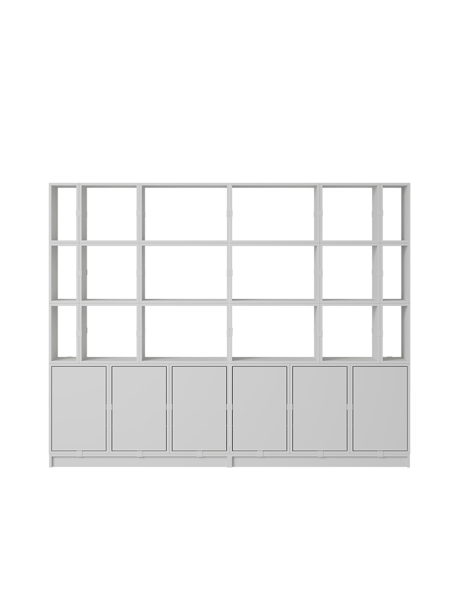 Stacked Storage System, office storage 2 fra Muuto (Grey)