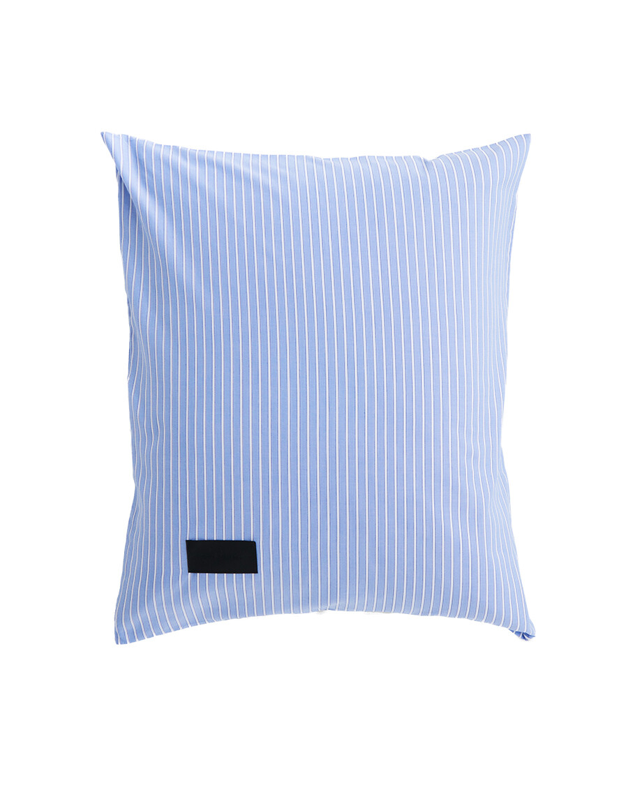 Wall Street Oxford Pillow Cover 50x70 cm fra Magniberg (Light Blue Stripe)