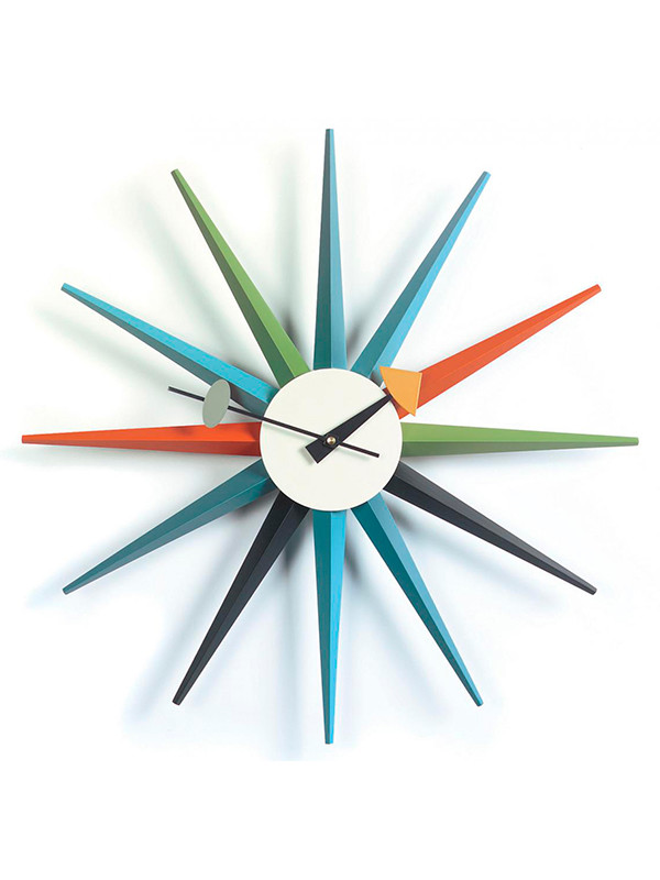 Sunburst Clock fra Vitra (Multifarvet)