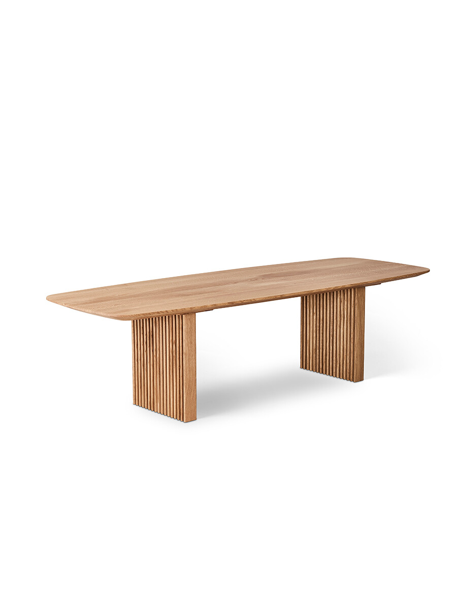 Ten Coffee Table fra DK3 (Vild eg, 140 x 60 x 40)