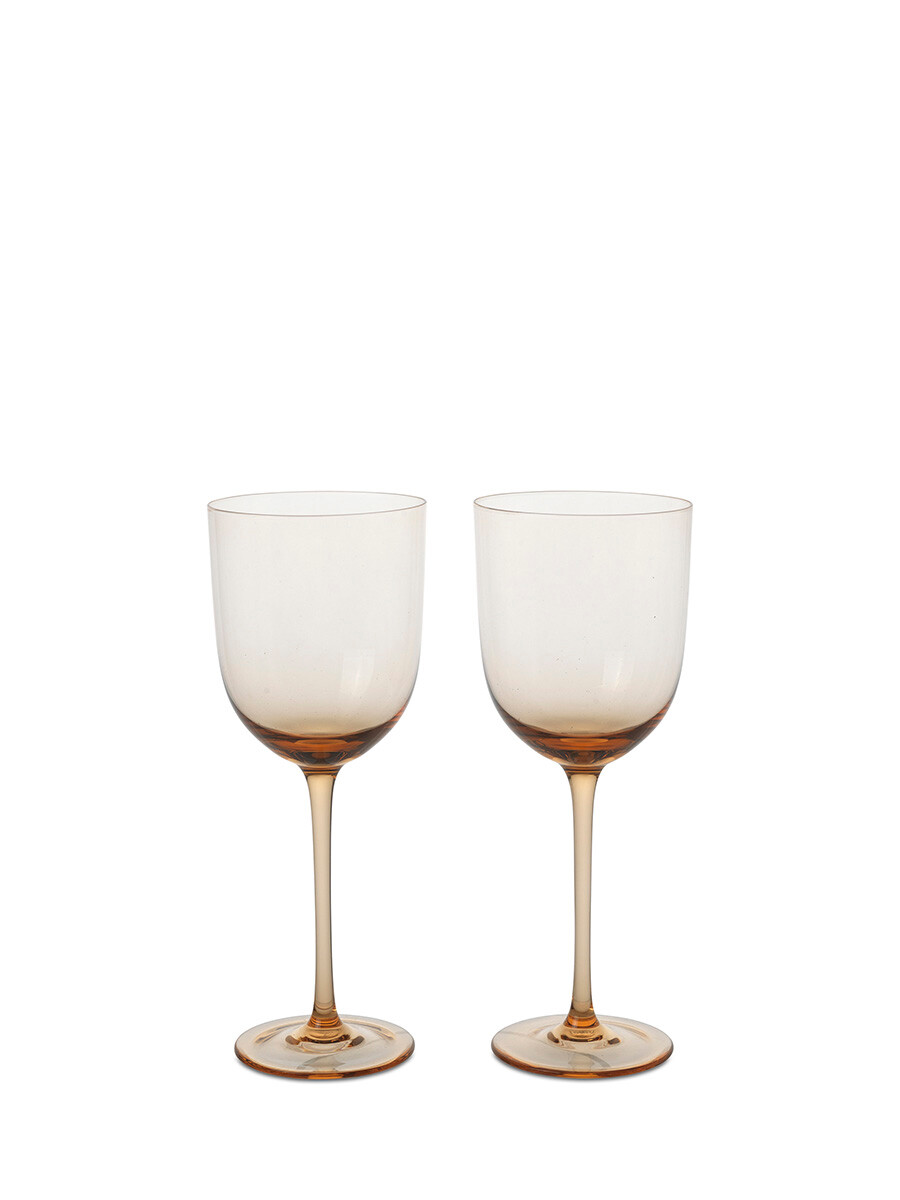 Host White Wine Glasses, sæt á 2 stk. fra Ferm Living (Blush)