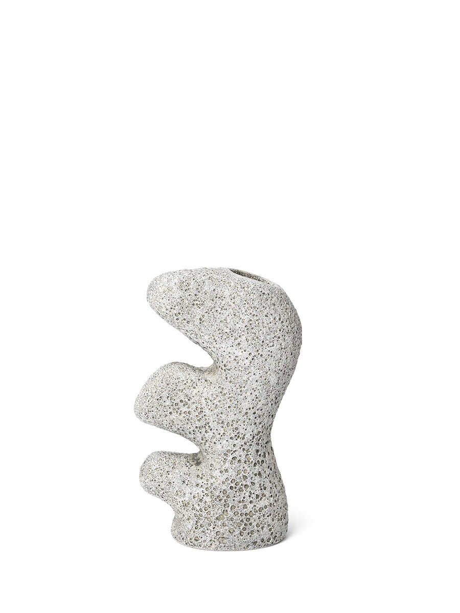 Yara Vase Small, grey pumice fra Ferm Living