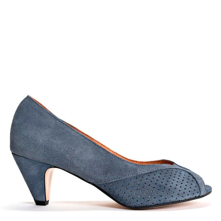 Anonymous Copenhagen TIFFANY TRIANGLE - Peep toes - denim blue/blue -  Zalando.de