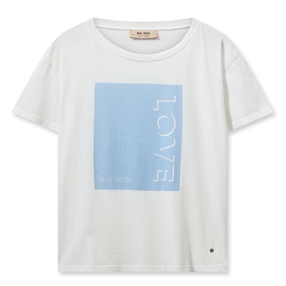 Gethi Deco Hvid t-shirt - Mos Mosh | Rikke Solberg